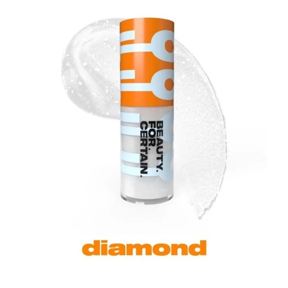NEW Beauty for Certain High-Pigment Lip Gloss in Diamond Crystal Clear Glitter